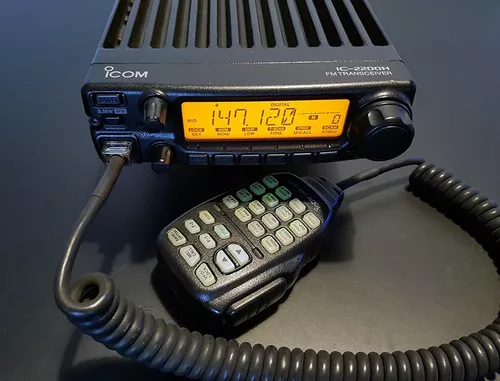 Rádio ICOM IC-2200H com microfone de mão