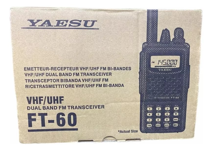 Caixa do rádio portátil YAESU FT-60R