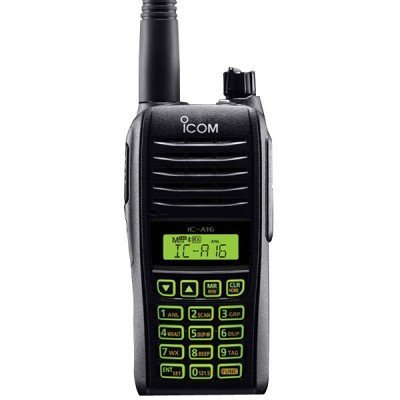 Rádio aeronáutico portátil ICOM IC-A16